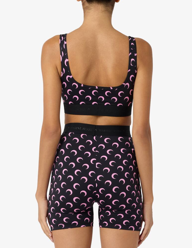 rinascente Marine Serre Moon printed jersey sports bra
