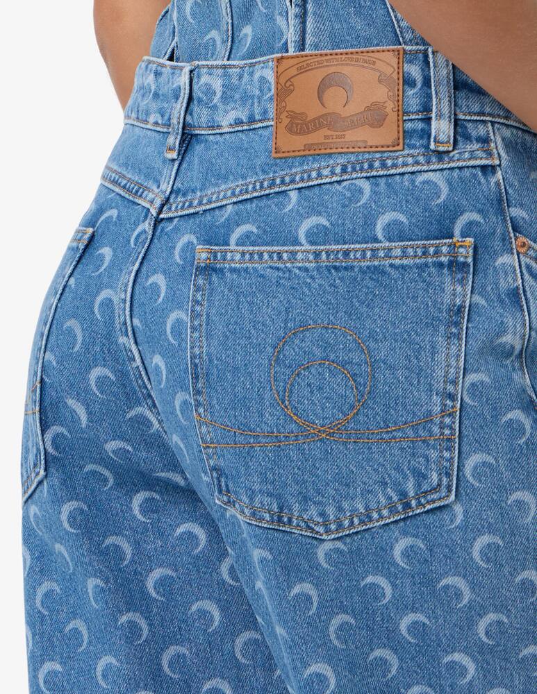 Marine Serre Jeans baggy Moon - immagine 3