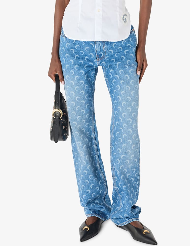 rinascente Marine Serre Jeans straight fantasia allover