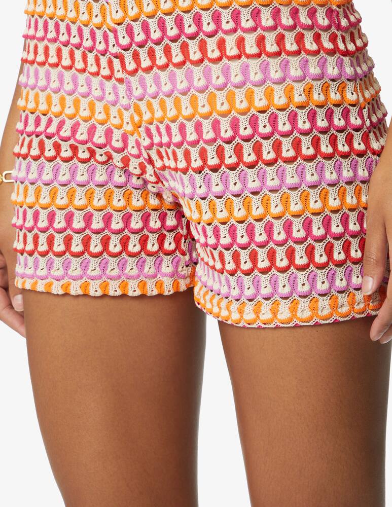 rinascente RECC Paris Pair of shorts in crochet - Beige