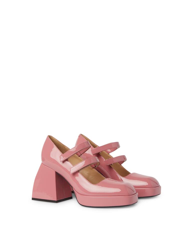 rinascente Nodaleto Décolleté in pelle con tacco largo Bulla Babies - rosa