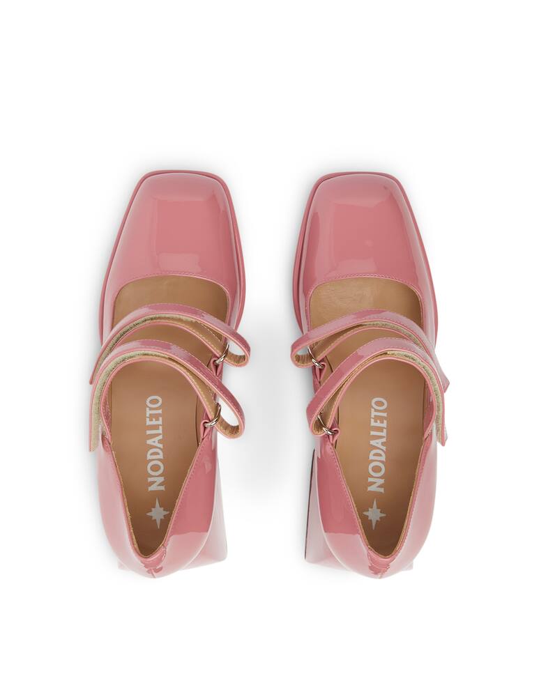 rinascente Nodaleto Décolleté in pelle con tacco largo Bulla Babies - rosa