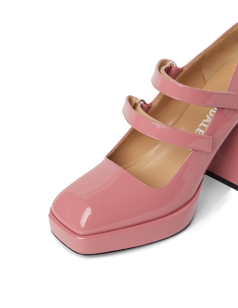 rinascente Nodaleto Décolleté in pelle con tacco largo Bulla Babies - rosa