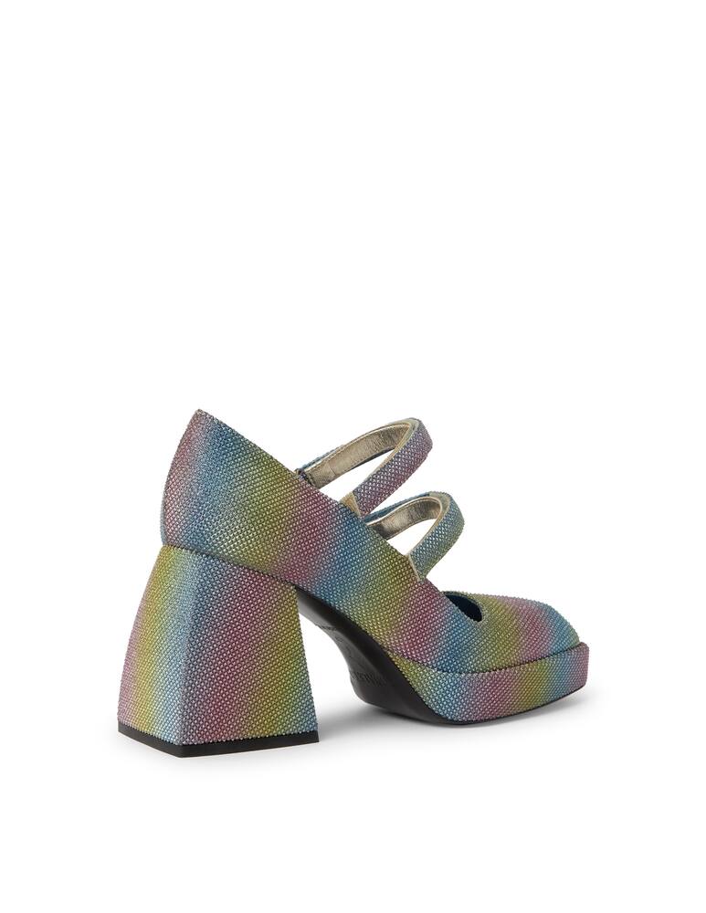 rinascente Nodaleto Bulla babies block heel pumps - light blue