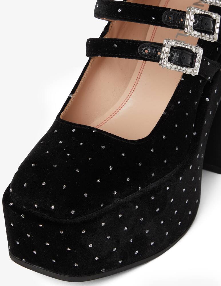 rinascente Nodaleto Bulla Marietta velvet shoes