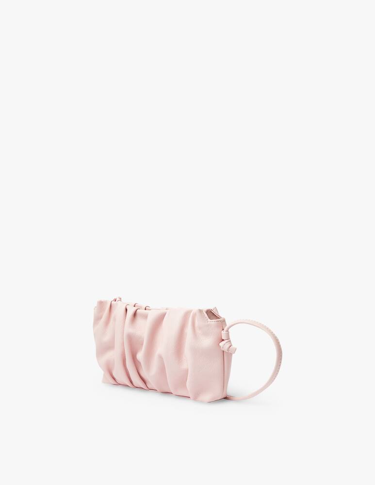 rinascente Elleme Vague mini leather crossbody bag - pink