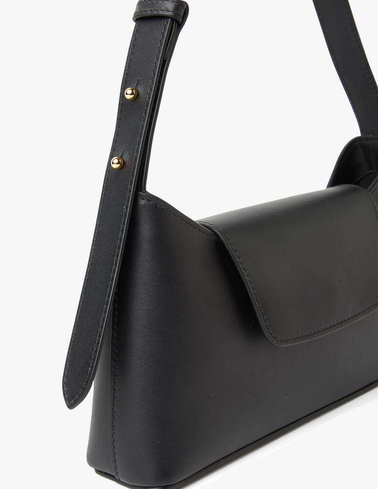 rinascente Elleme Envelope Leather bag - Black