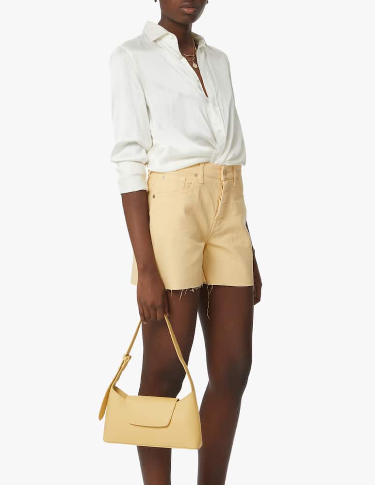 rinascente Elleme Envelope leather handbag - yellow