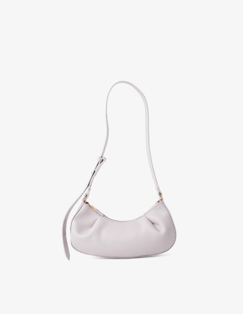 rinascente Elleme Dimple Moon Small Leather bag - Lilac