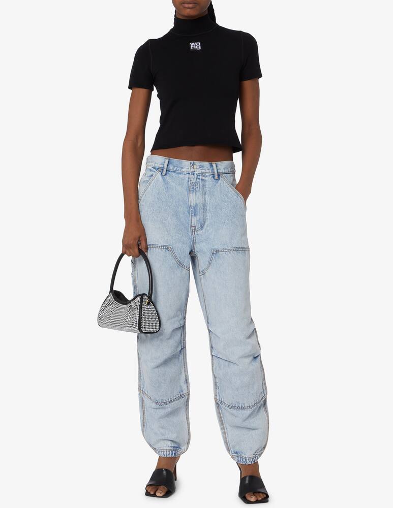 rinascente Elleme Dimple S crystal strass bag