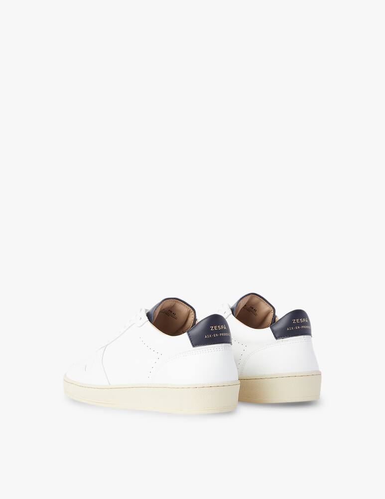 rinascente Zespa Sneakers retro nappa tallone contrasto - blu