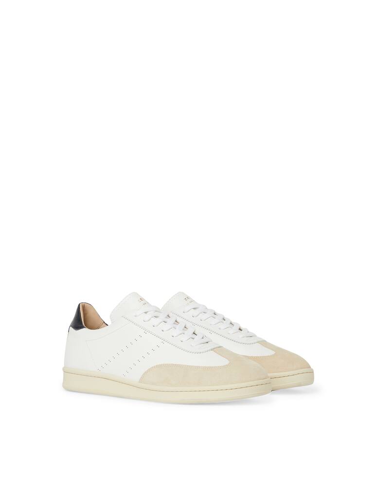 rinascente Zespa Sneaker fondo cassetta in pelle e velluto