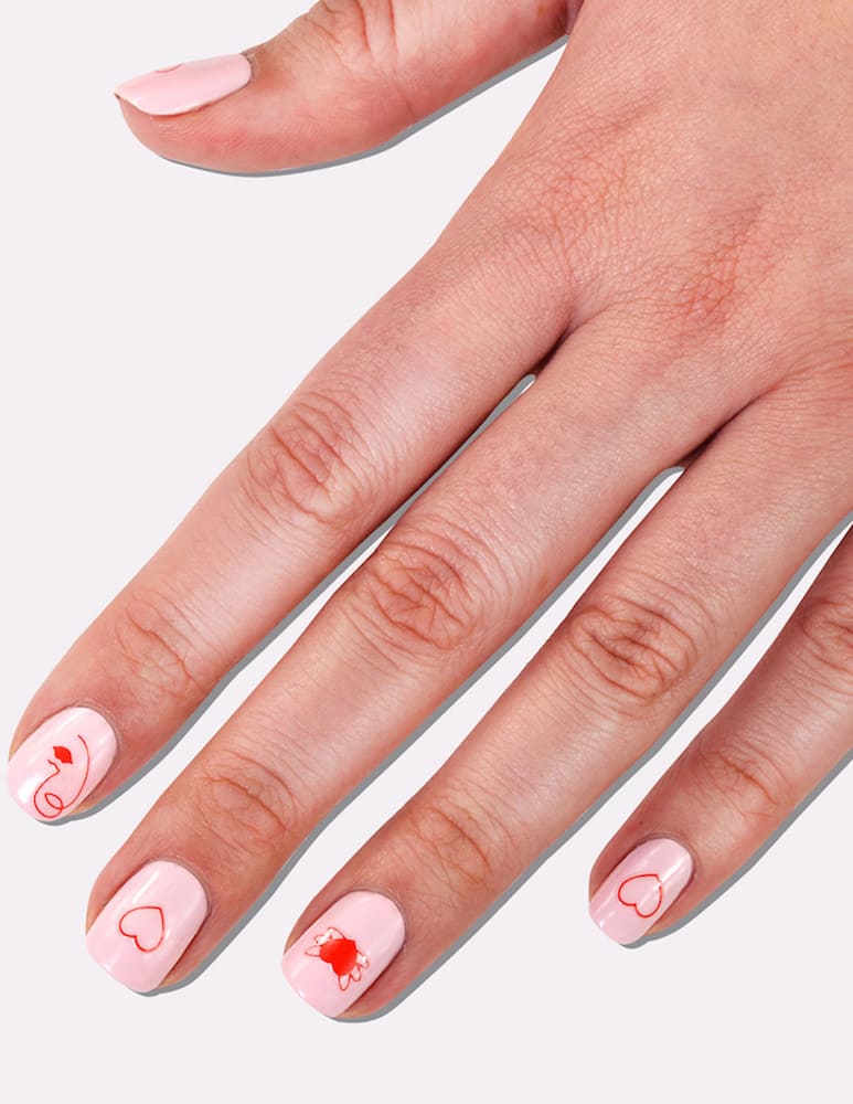 Le Mini Macaron Forever Mon Amour Mini Stickers per unghie - immagine 2