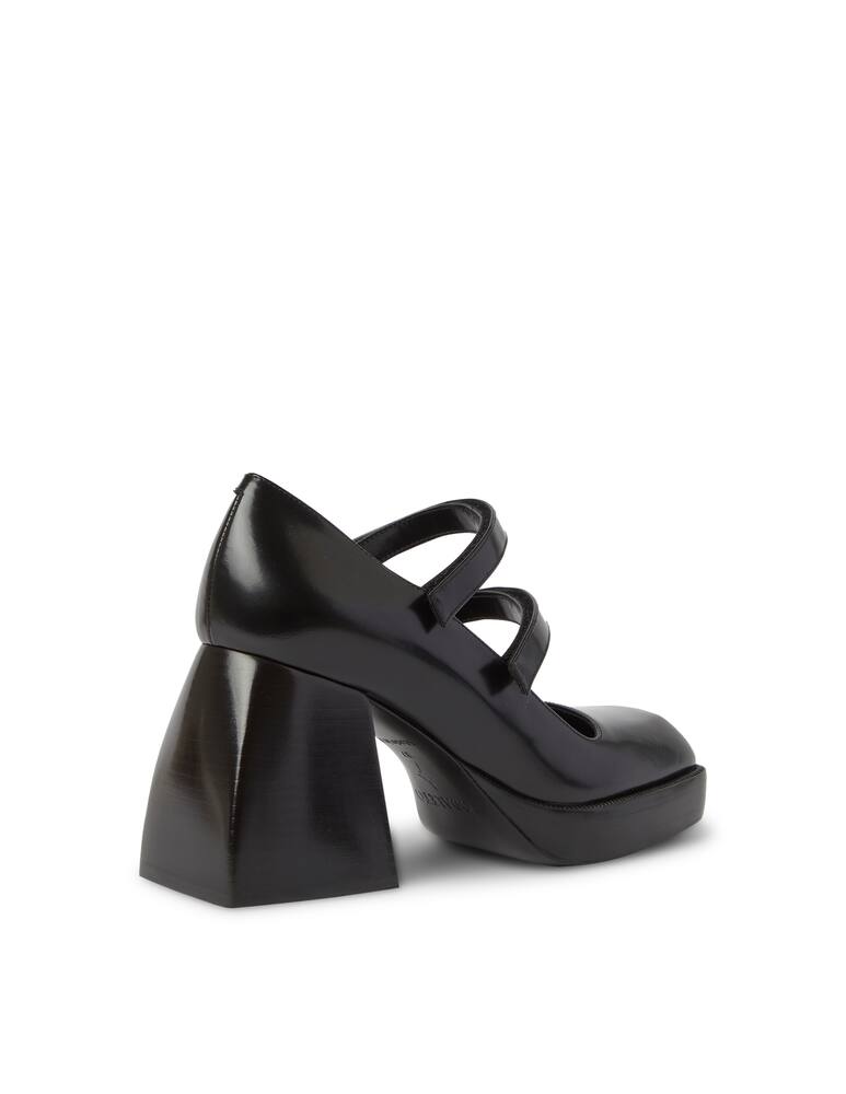 rinascente Nodaleto Bulla babies leather block heel pumps - black