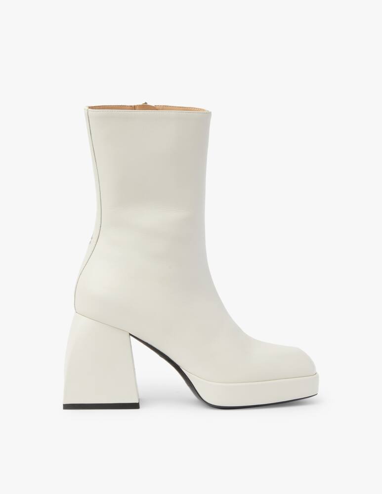 Nodaleto Stivaletti in pelle Bulla Corta - bianco - immagine 1 Nodaleto Stivaletti in pelle Bulla Corta - bianco - immagine 1