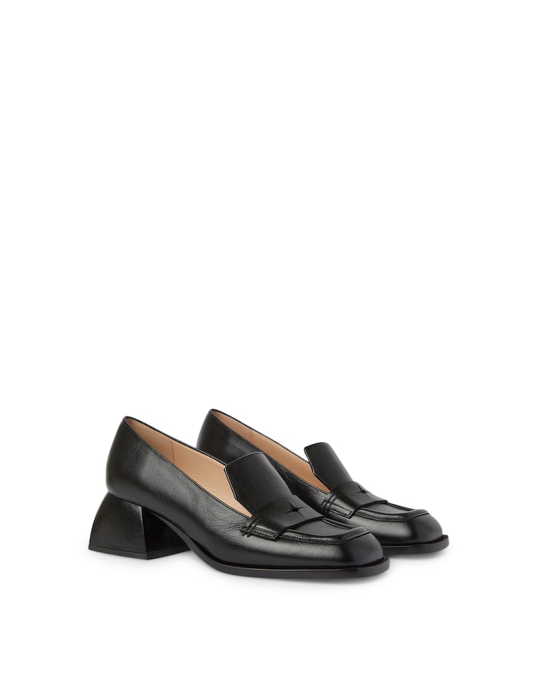 rinascente Nodaleto Bulla Cara leather block heel pumps - black