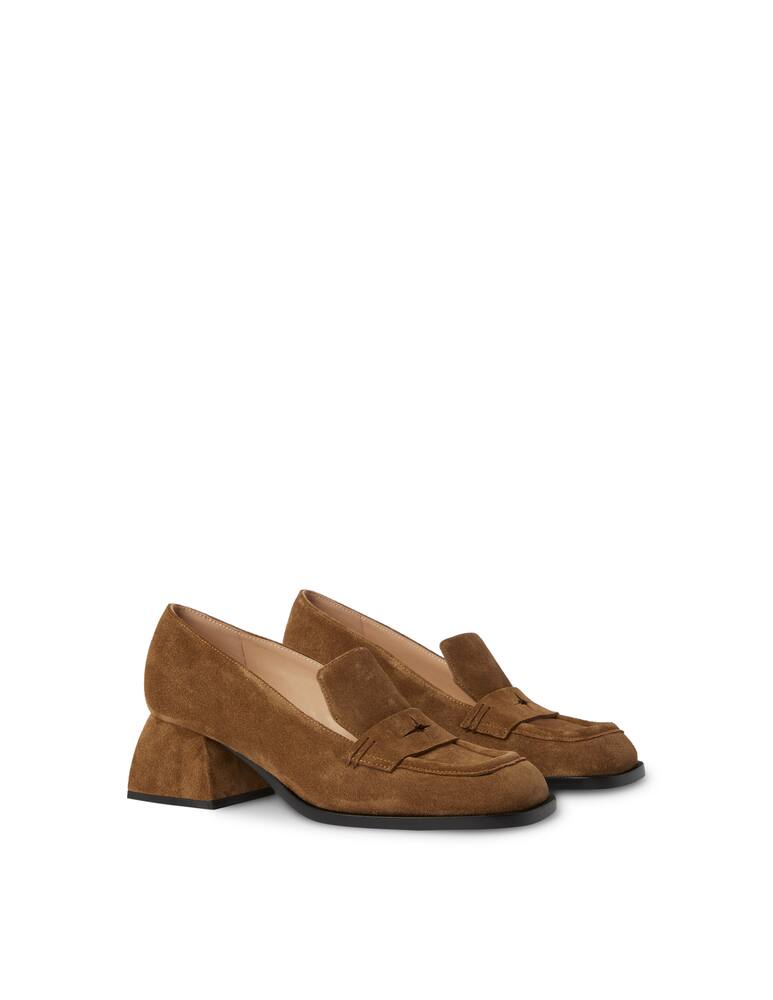 Nodaleto Bulla Cara leather block heel pumps - brown - picture 2 Nodaleto Bulla Cara leather block heel pumps - brown - picture 2