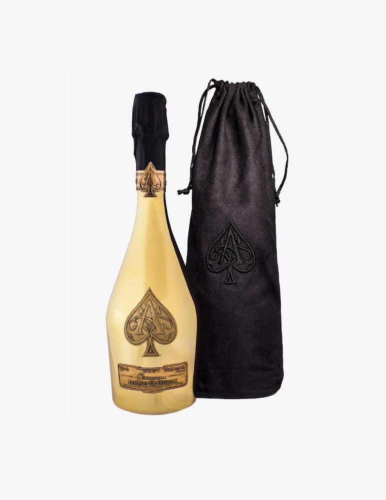 Armand De Brignac Champagne Brut Gold Velvet Bag 750ml - immagine 1 Armand De Brignac Champagne Brut Gold Velvet Bag 750ml - immagine 1