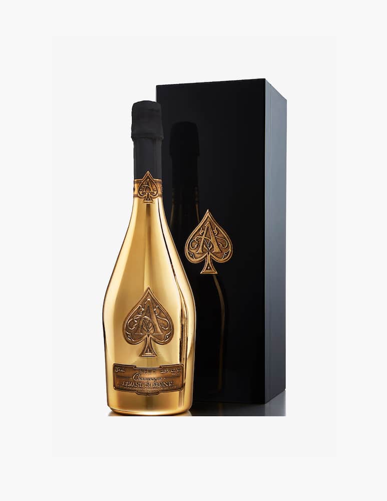 Armand De Brignac Champagne Brut Gold Cassa Legno 750ml - immagine 1 Armand De Brignac Champagne Brut Gold Cassa Legno 750ml - immagine 1