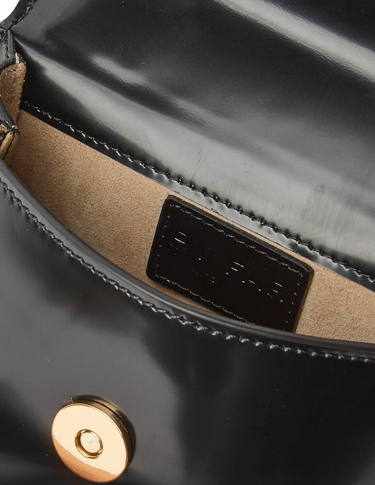 rinascente By Far Patent leather mini bag - black