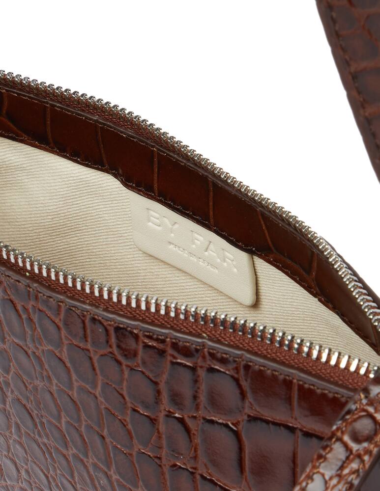 rinascente By Far Rachel Nutella Croco Borsa in Pelle Stampata