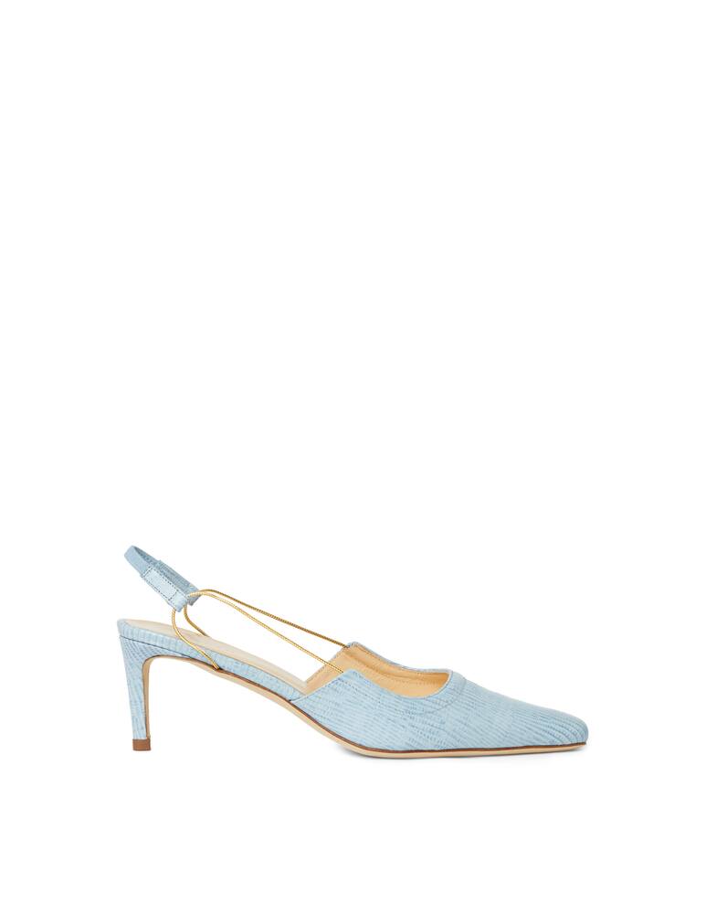 rinascente By Far Scarpe slingback gabriella in pelle 
