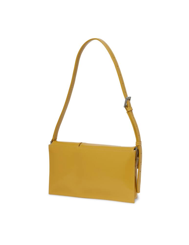 rinascente By Far Billy Yellow Semi Patent Leather Bag