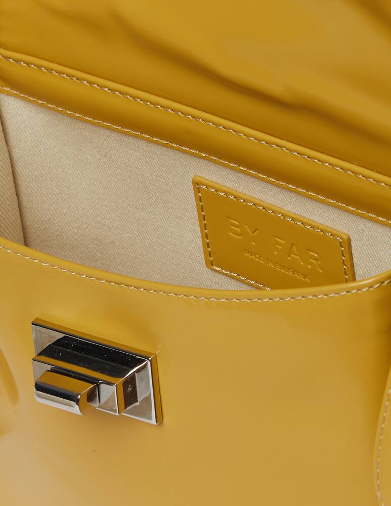 rinascente By Far Billy Yellow Semi Patent Leather Bag