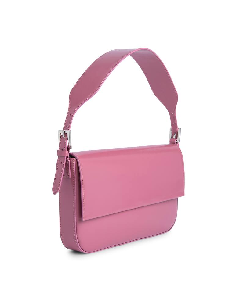 rinascente By Far Manu semi patent leather shoulder bag