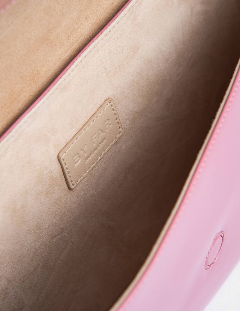 rinascente By Far Manu semi patent leather shoulder bag