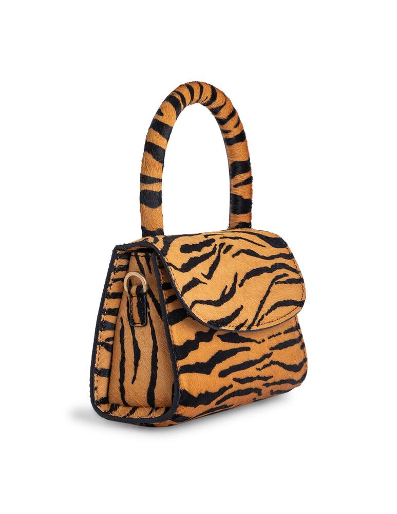 rinascente By Far Borsa Mini in cavallino tigrata