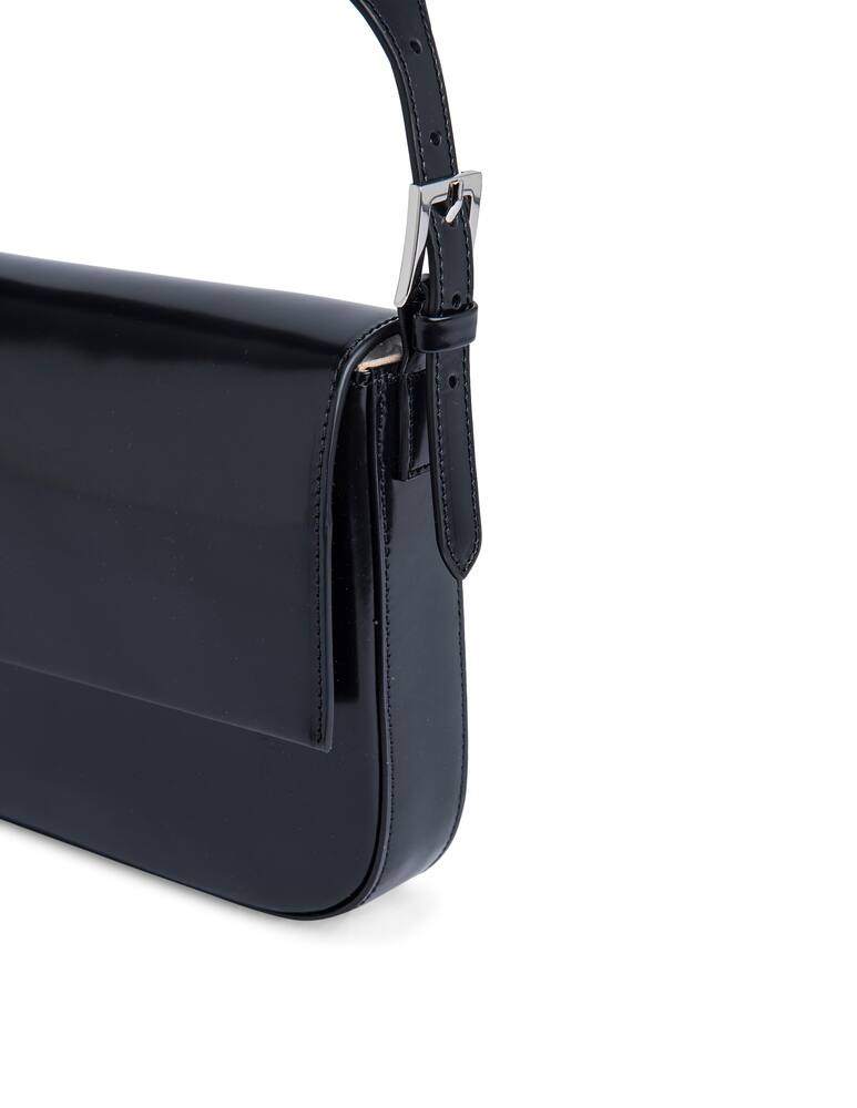 rinascente By Far Borsa a spalla Manu in pelle semi verniciata