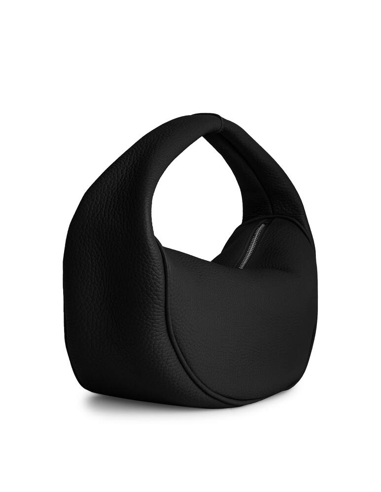 rinascente By Far Cush hobo flat bag in grain leather