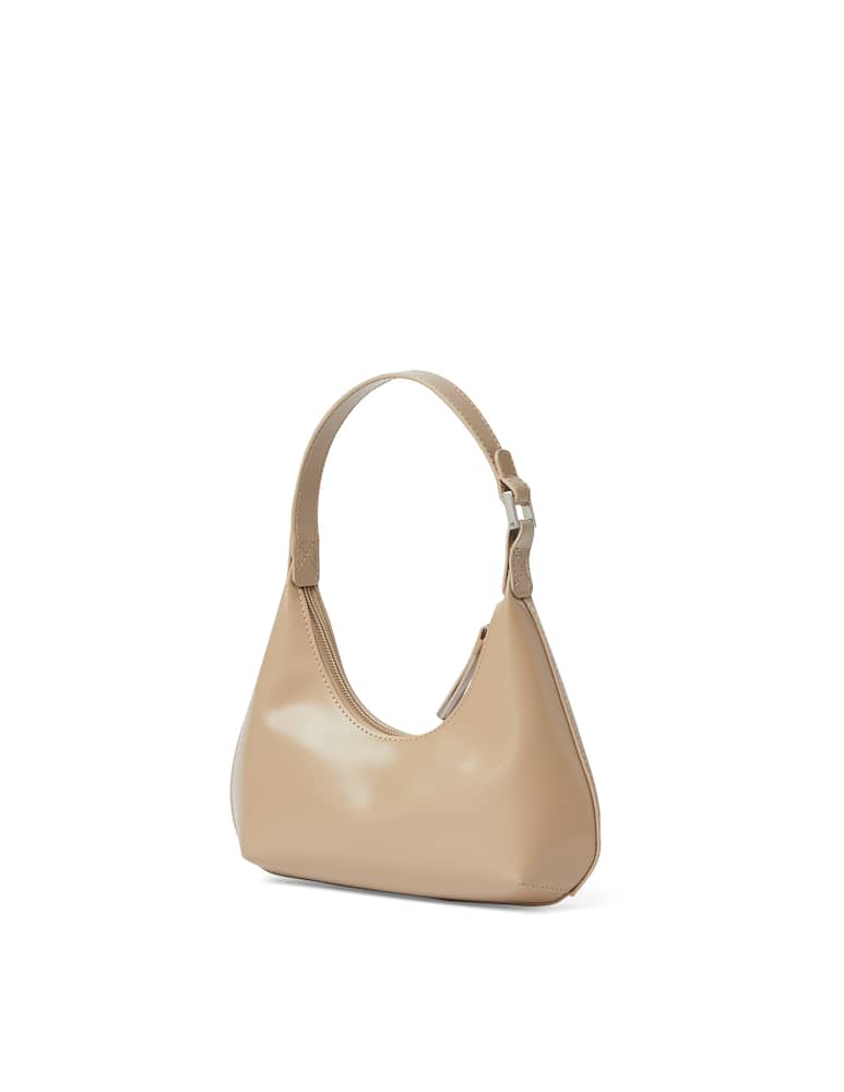 rinascente By Far Baby Amber patent leather handbag - beige