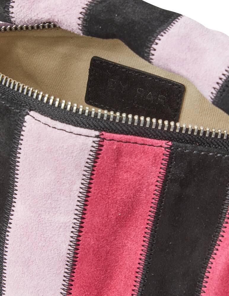 rinascente By Far Borsa a mano in pelle verniciata Baby Cush - rosa