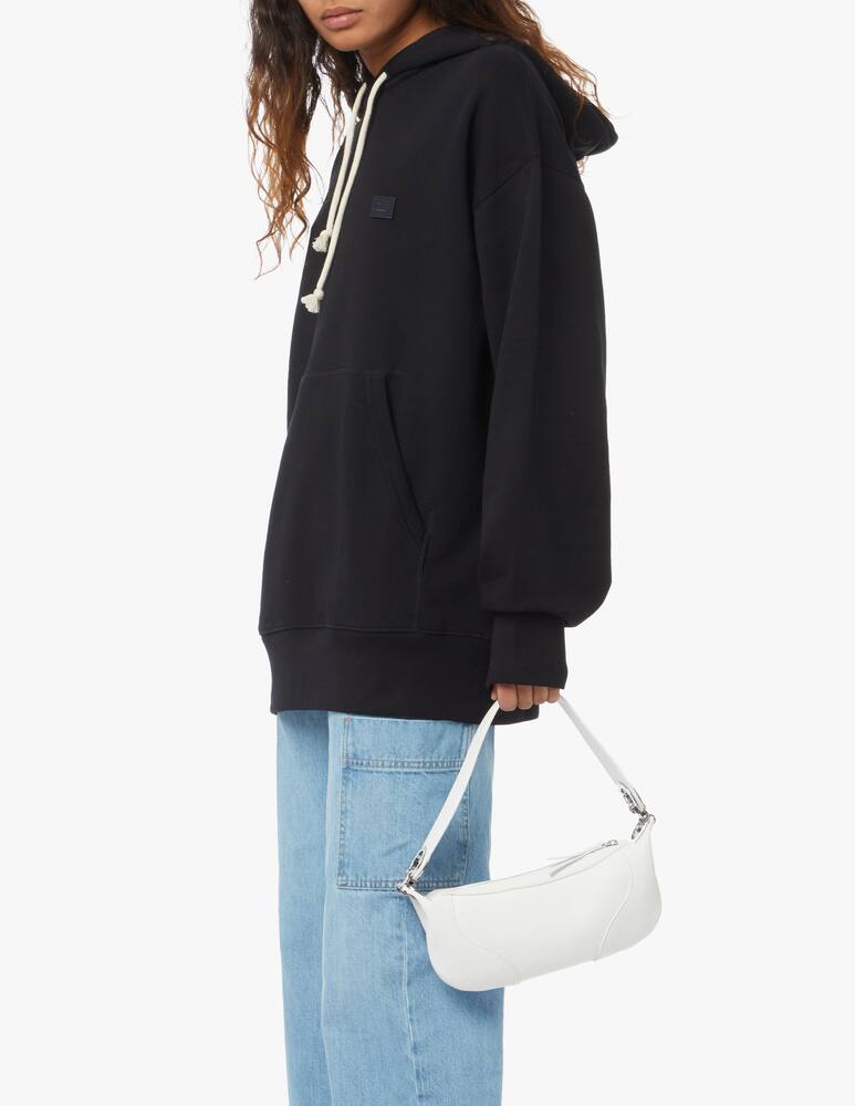 rinascente By Far Borsa mini in pelle martellata Amira - bianco