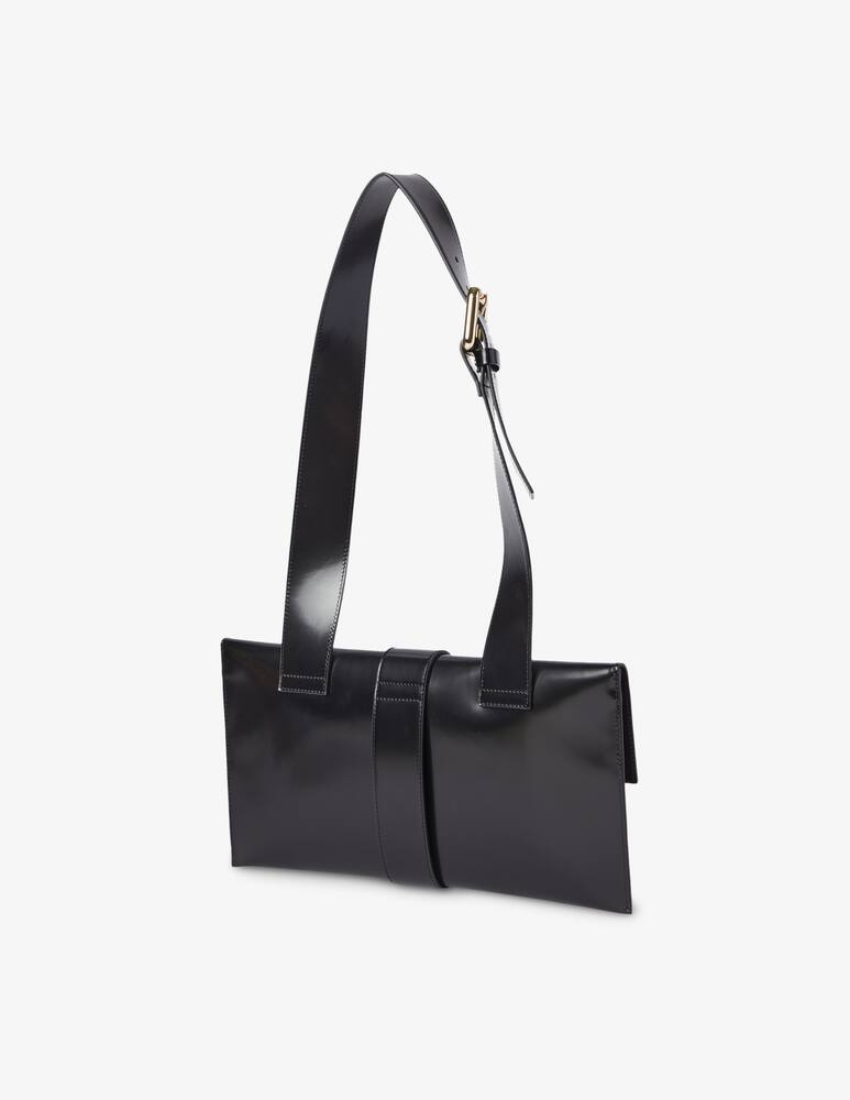rinascente By Far Carol patent leather shoulder bag - black