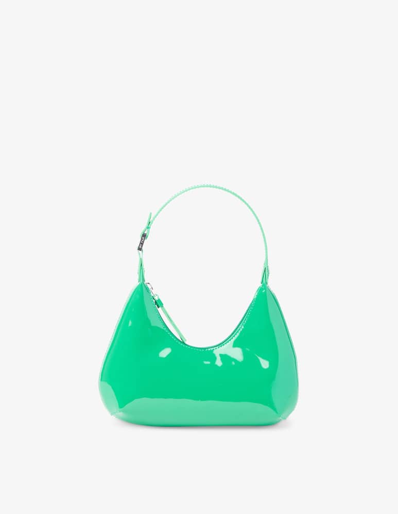 rinascente By Far Amber baby patent leather handbag - Green