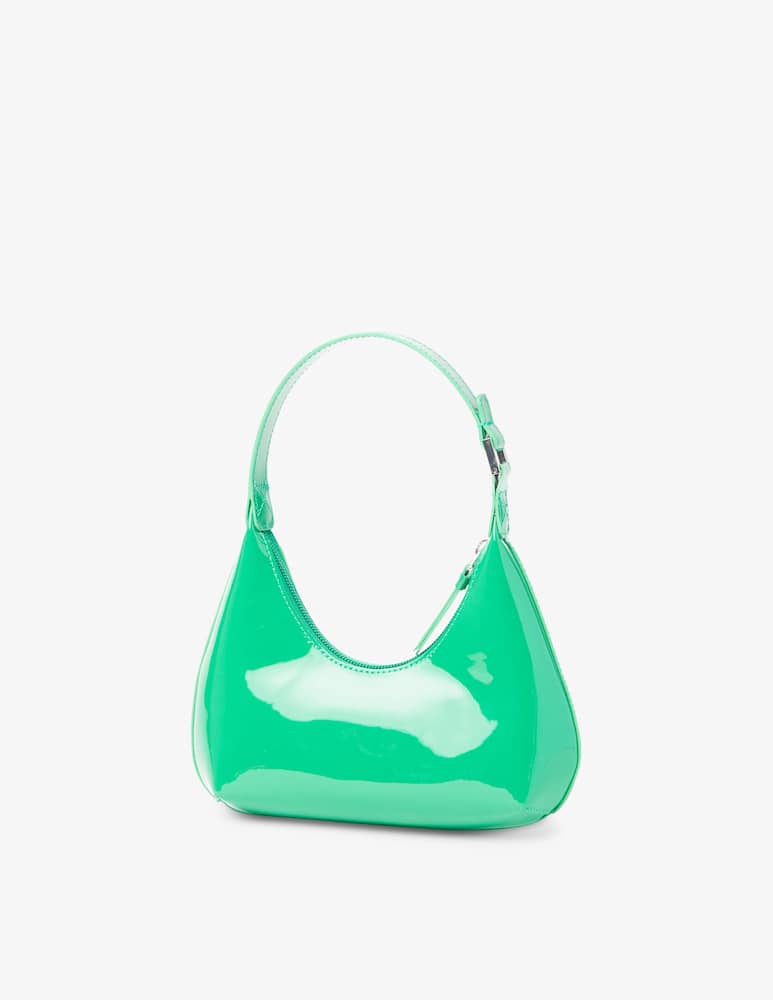 rinascente By Far Amber baby patent leather handbag - Green