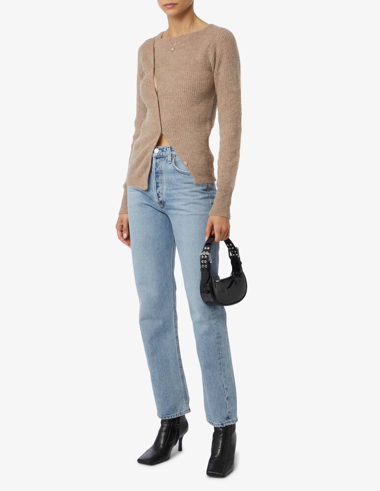 rinascente By Far Soho mini patent leather bag - Black