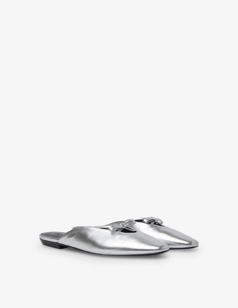 rinascente By Far Leather ball mule