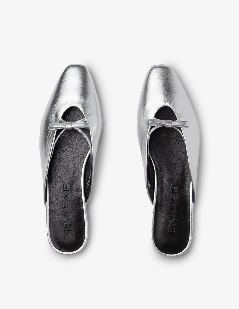 rinascente By Far Leather ball mule