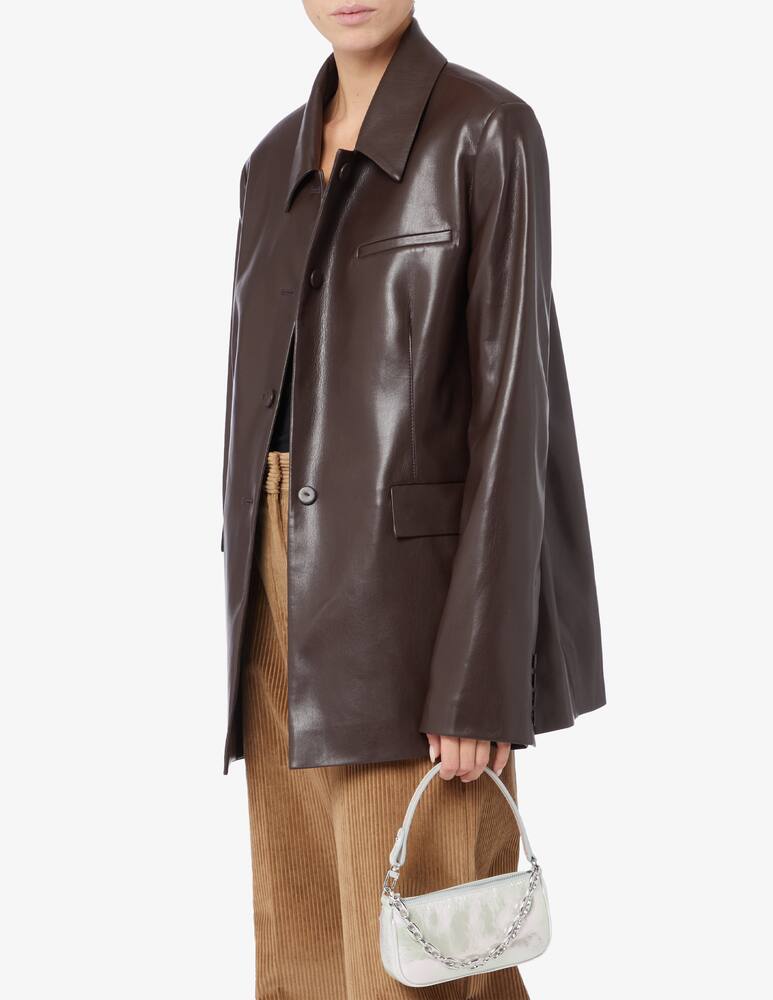 rinascente By Far Borsa mini Rachel Scarabee in pelle