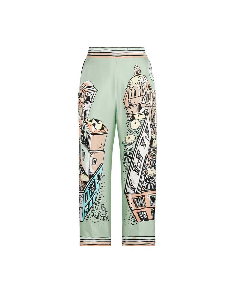 rinascente Emilio Pucci Silk cropped trousers