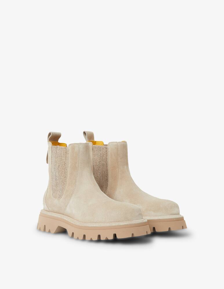 rinascente Mara Bini Anna suede chelsea booties