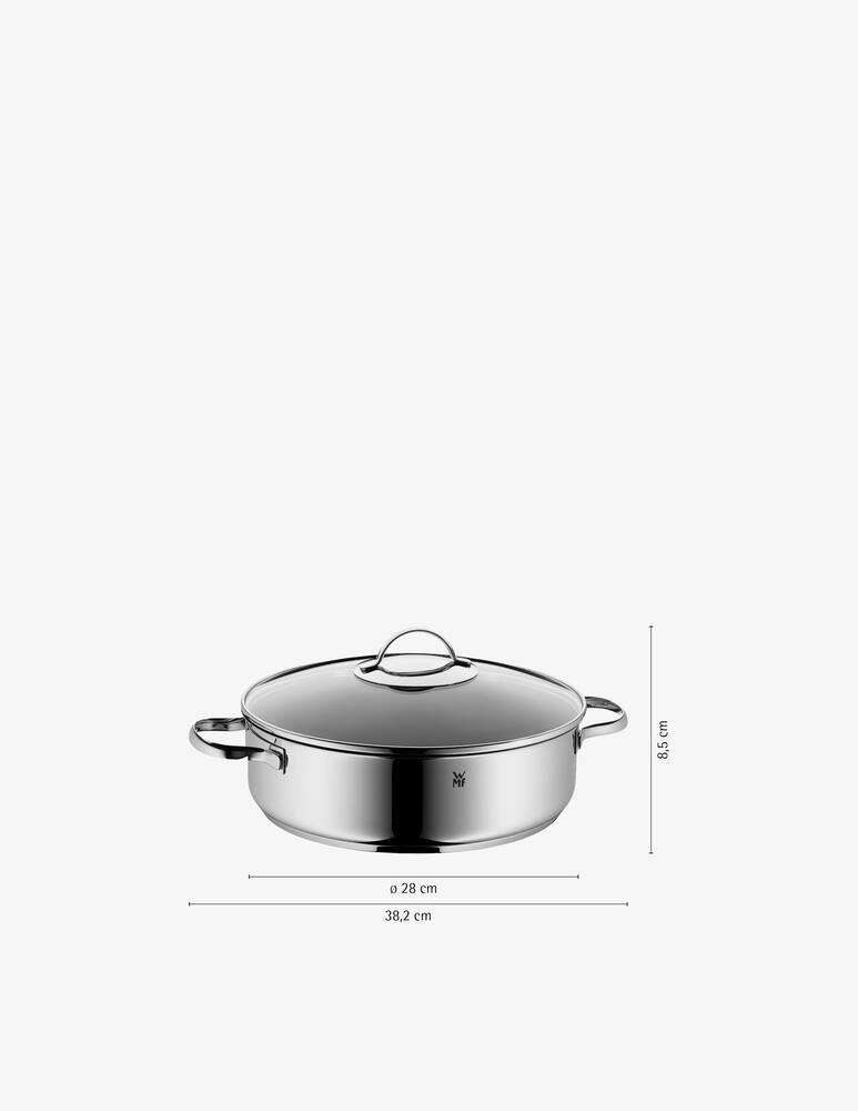 rinascente WMF Devil Tegame con coperchio 28cm Acciaio inox