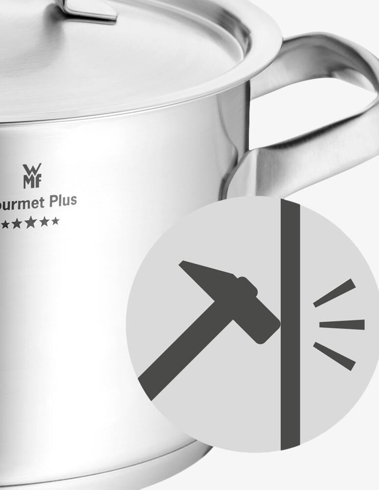 rinascente WMF Gourmet Plus Set pentole 5pz - Grigio