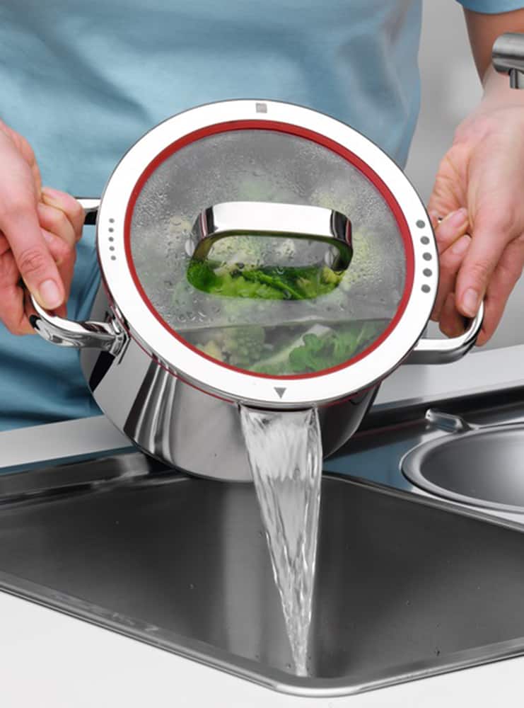 rinascente WMF Linea Function4 Batteria Acciaio 5Pz - Grigio