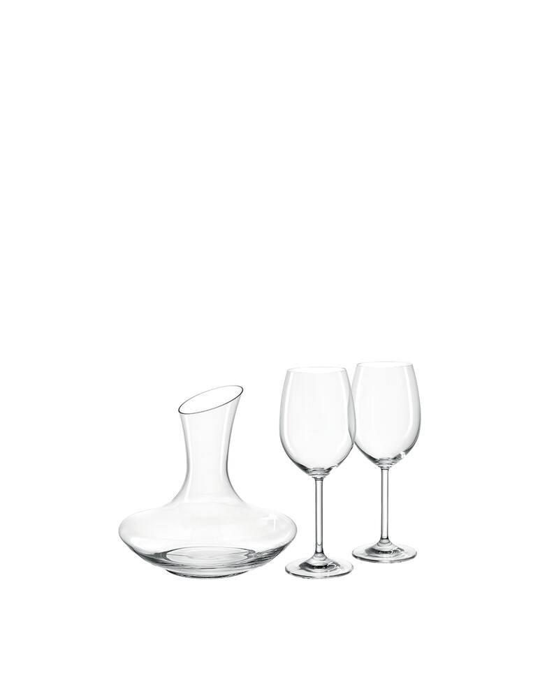 rinascente Leonardo 2 Calici E Un Decanter Red Wine Set Trio     