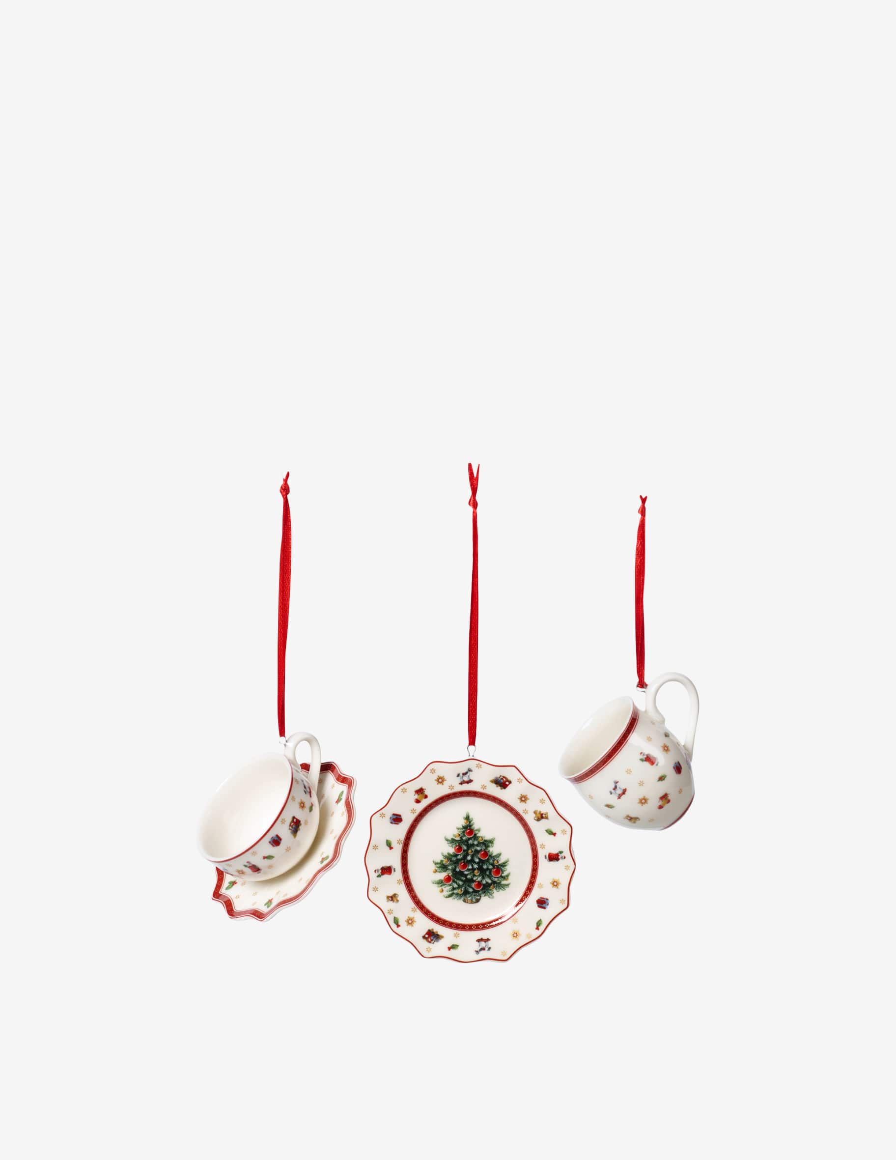 VILLEROY & BOCH Christmas Classics Addobbo per Albero di Natale 7 cm Pupazzo di Neve